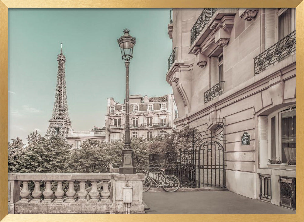 Parisian Charm | urban vintage style Poster