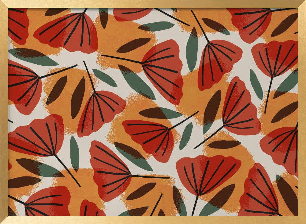 Tulip Pattern Poster