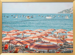 Amalfi Coast Beach Std Poster