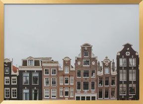 Amsterdam Houses Poster