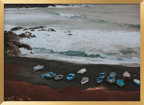 Black Sand Beach Poster