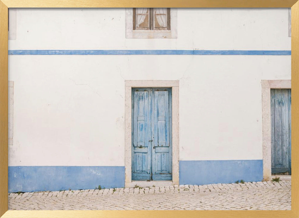 Ericeira Blue Door Poster