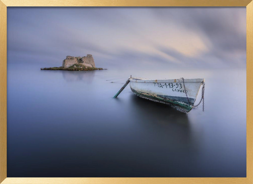 The boat and the tower Poster