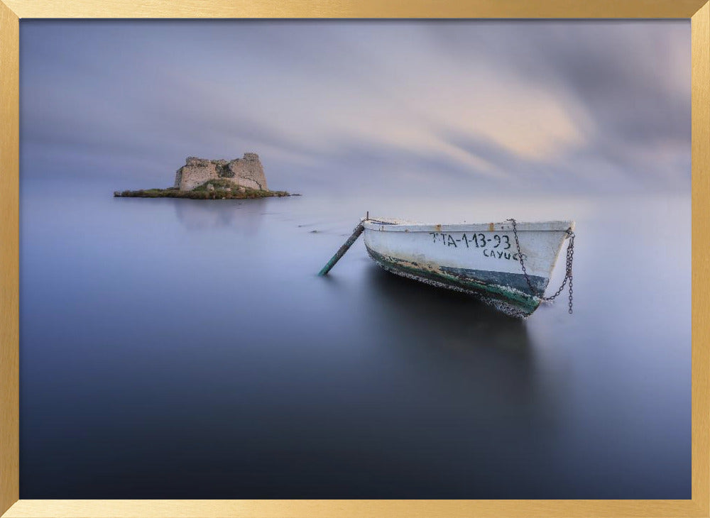 The boat and the tower Poster