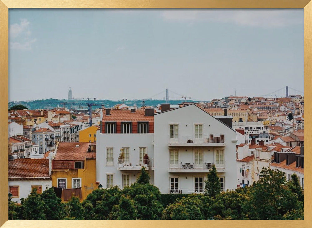 Lisboa Cityscape Poster