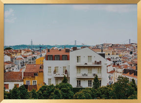 Lisboa Cityscape Poster