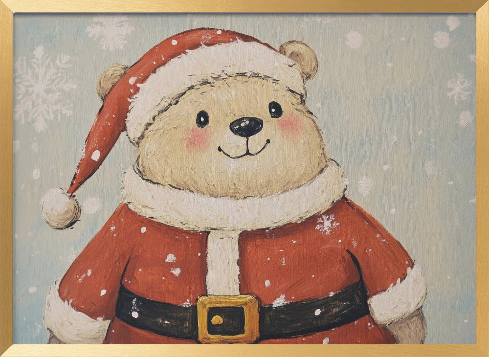 Christmas Bear Poster