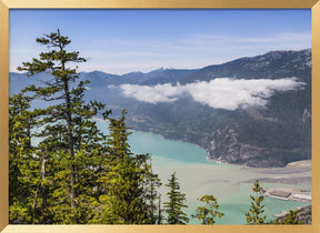 Wonderful Canadian landscape impression of Howe Sound near Squamish Poster