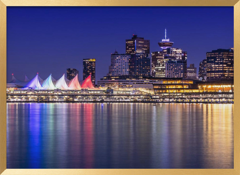 Charming Evening Impression from Vancouver Poster