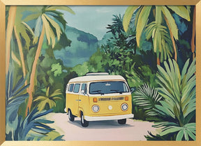 Vintage Camper Van Poster