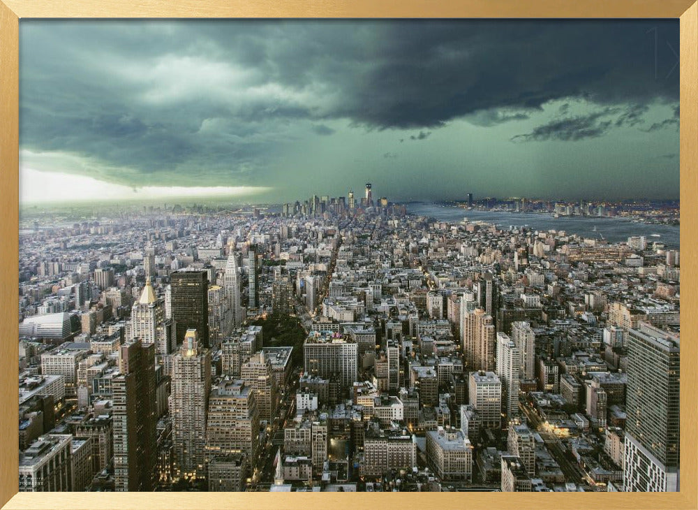 New-York under storm Poster