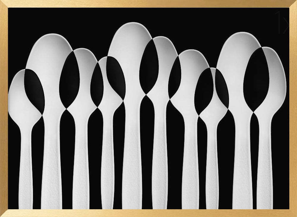 Spoons Abstract:  Forest Poster