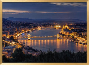 Panorama of Budapest Poster