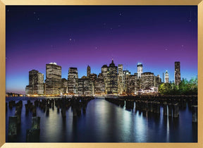 New York Sky Line Poster