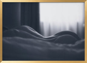 Girl In Bed Poster