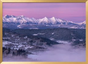 Dawn - Tatra Mountains Poster