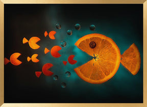 Orange fish Poster