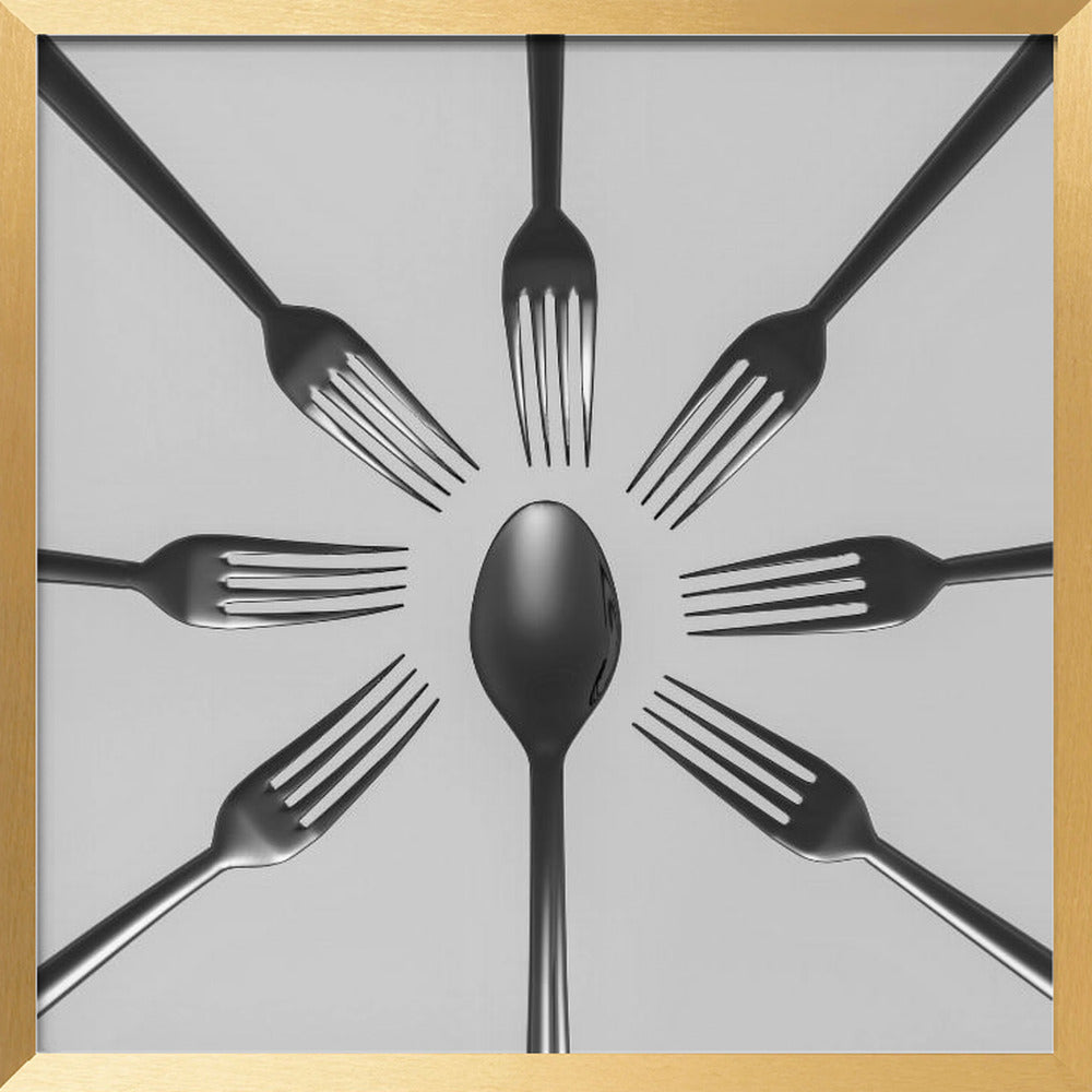 Spoon and Forks Poster