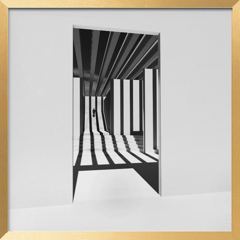 Lines and Shadows Poster