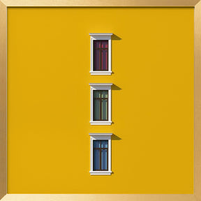 Three Windows Poster