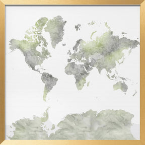 Hollace world map Poster