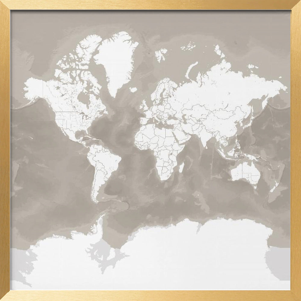 Orien world map Poster