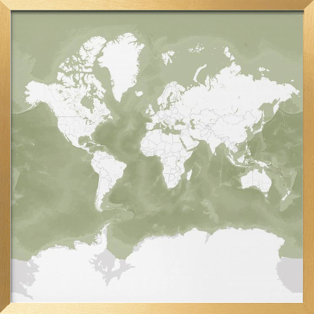 Pacheco world map Poster