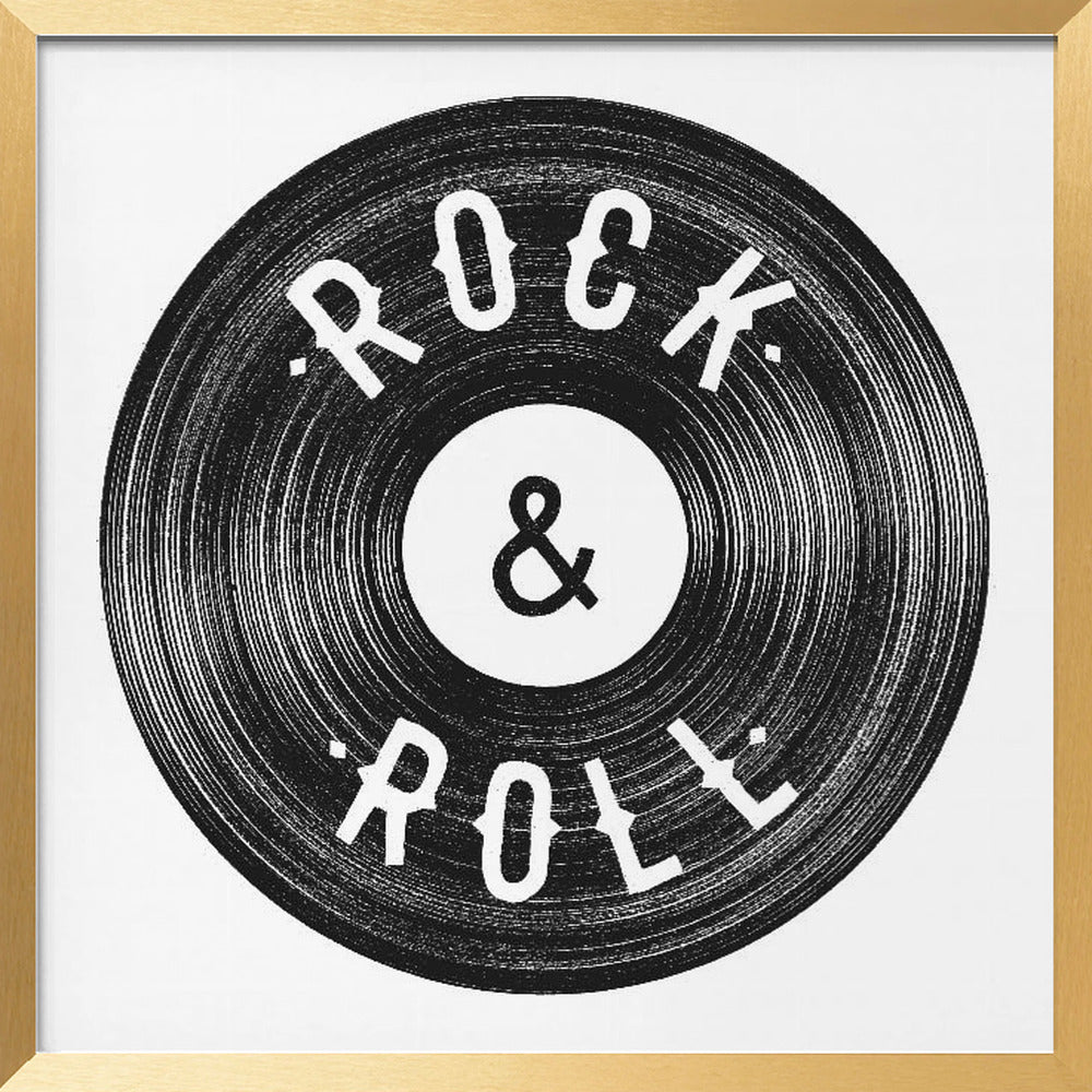 Rock Roll Print Poster