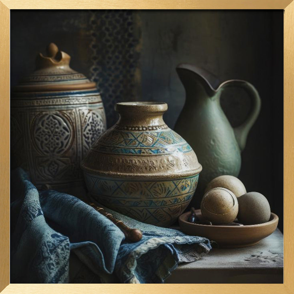 Moroccan Still Life No 3 Poster