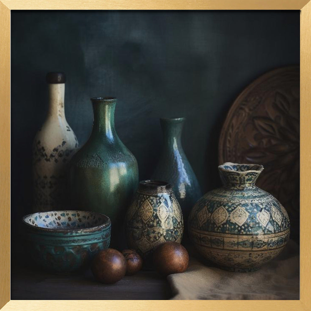 Moroccan Still Life No 4 Poster