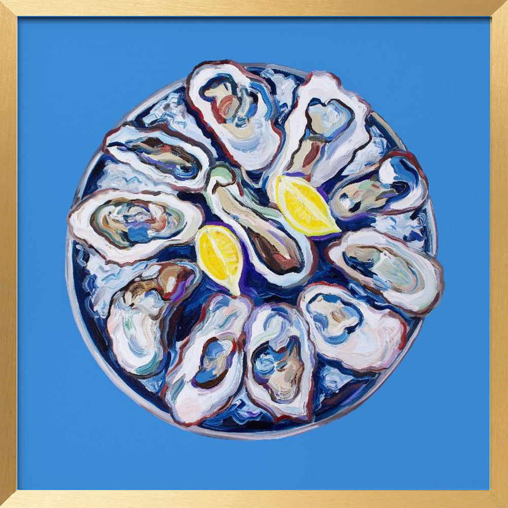 Plate of Oysters Poster