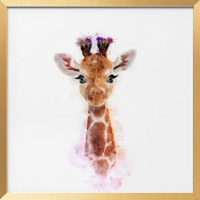 Baby Giraffe Poster