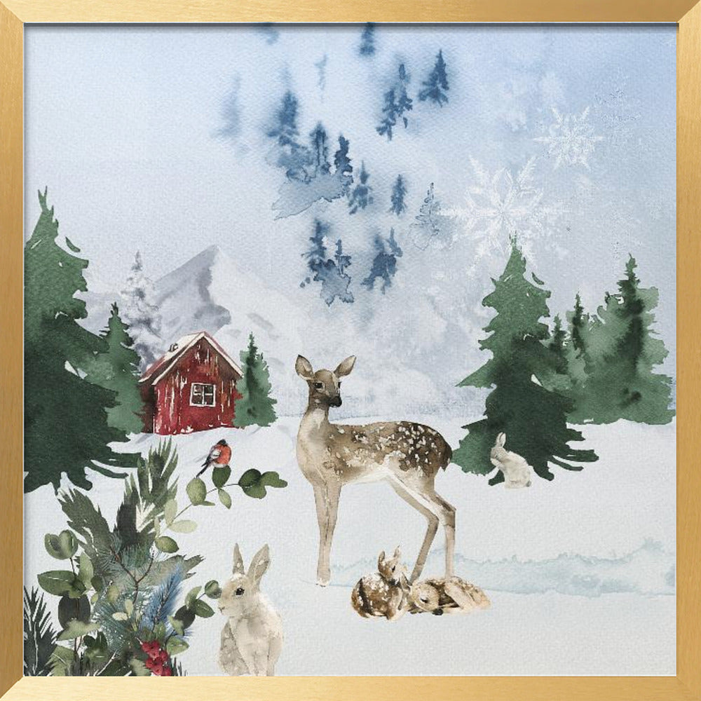 Christmas Morning Poster