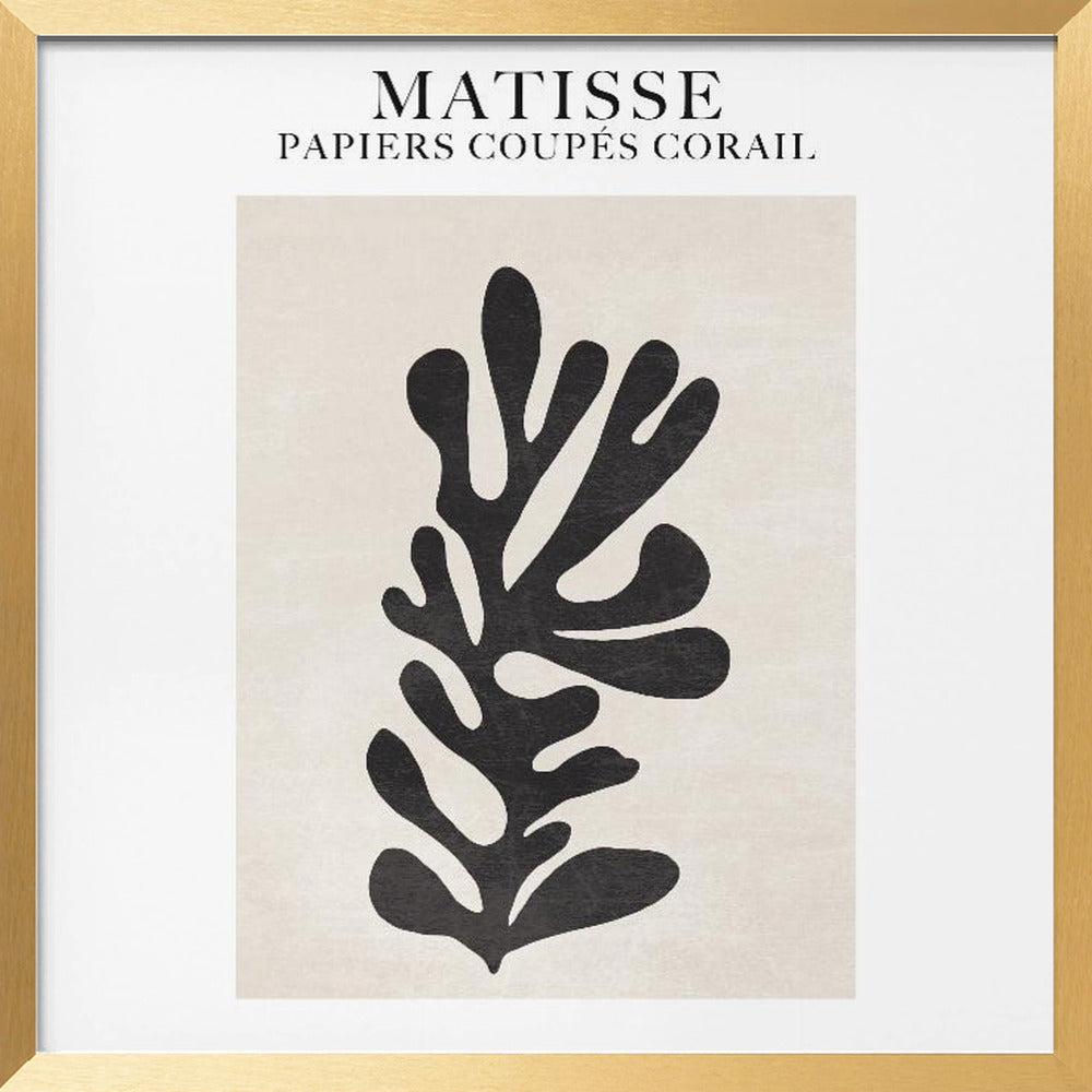 Light   Papier Découpé Coral Copy Poster