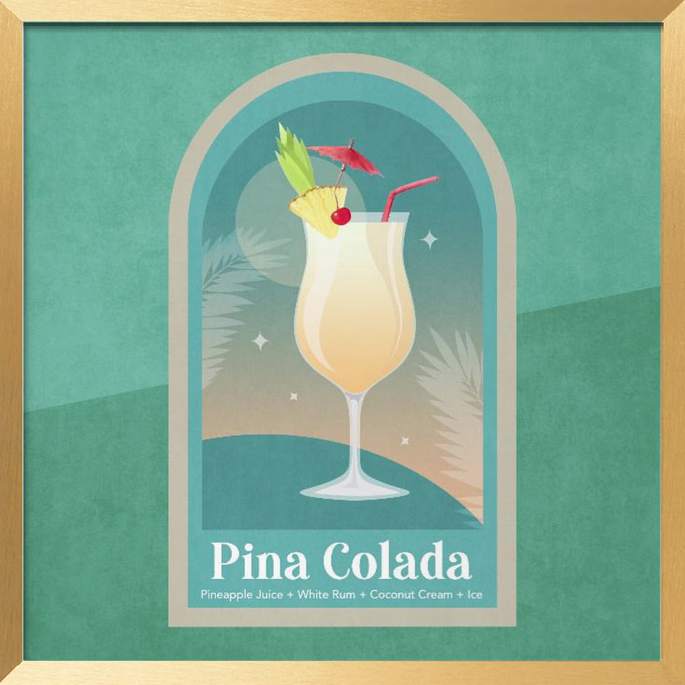 Kokteyl Pina Colada Poster