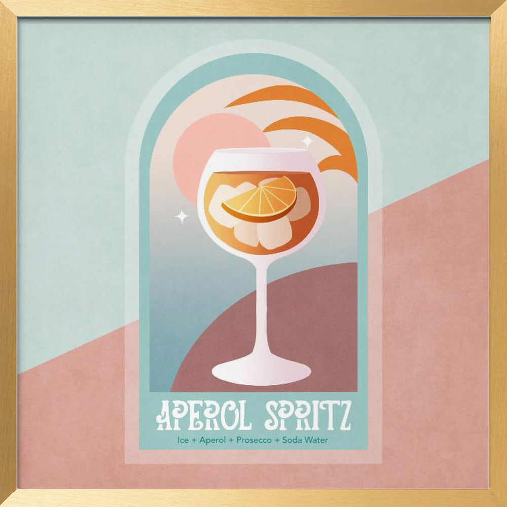 Kokteyl Aperol Spritz Poster