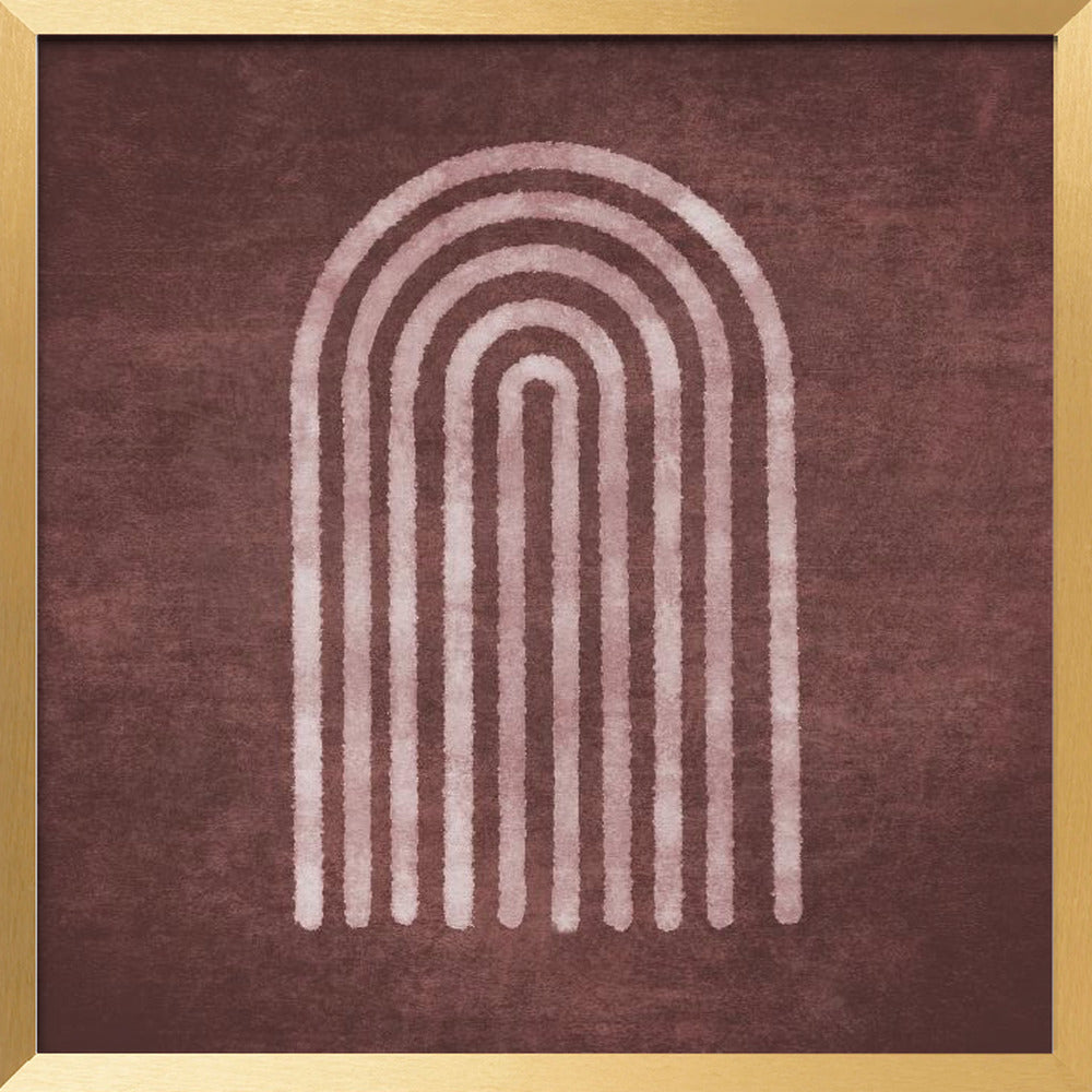 Visne Watercolor Rainbow Poster