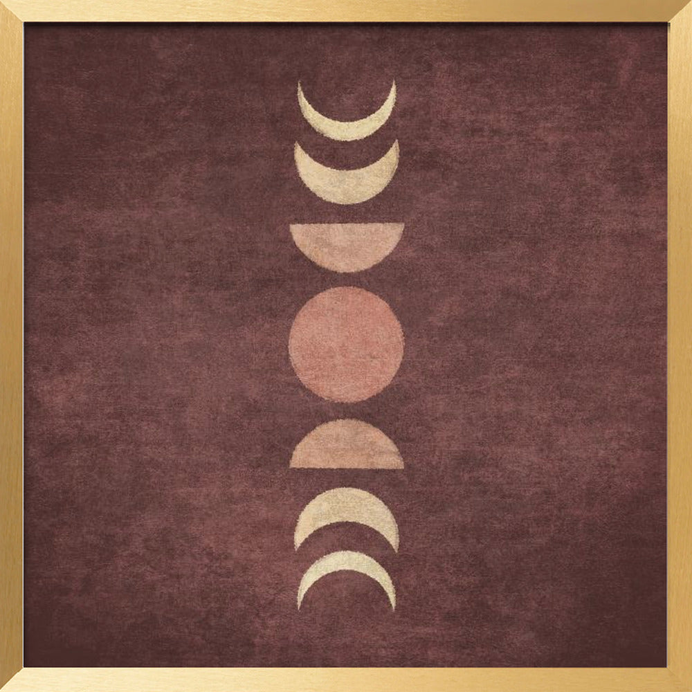 Visne Moon Phases Poster