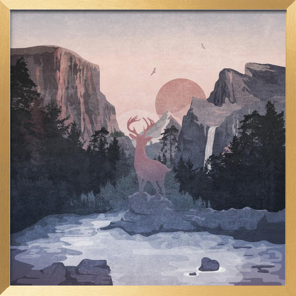 Sephia Yosemite Poster