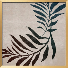 Twisted Palm Leaf Poster