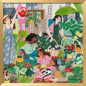 Urban Gardening in the City Poster