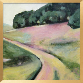 Pink Hills of Ca Poster