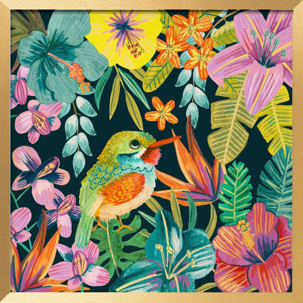 Tropical Bird Poster