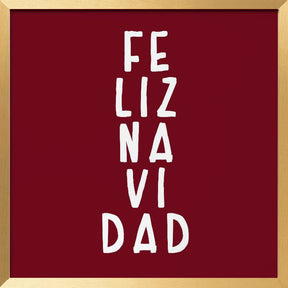 Simple feliz Navidad Poster