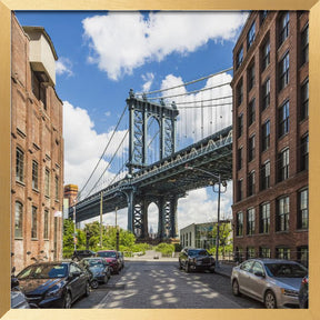 NEW YORK CITY Manhattan Bridge Poster