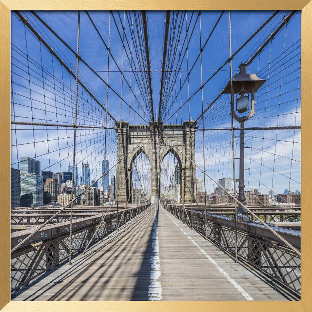 NEW YORK CITY Brooklyn Bridge Poster