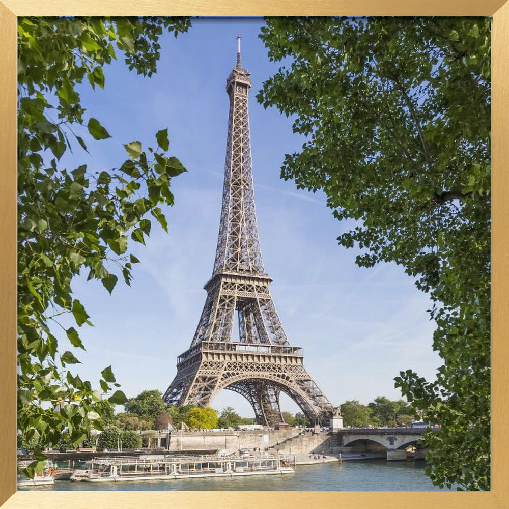 PARIS Eiffel Tower &amp; River Seine Poster