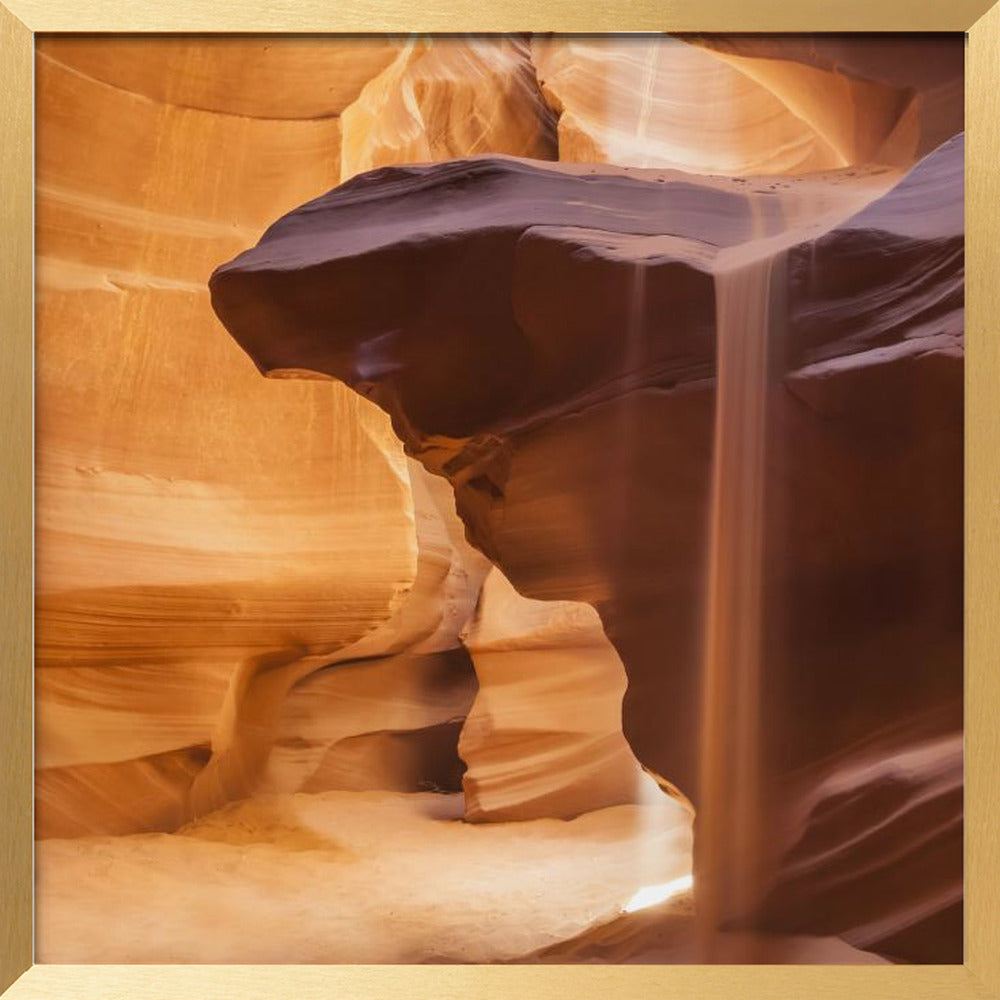 ANTELOPE CANYON Pouring Sand Poster