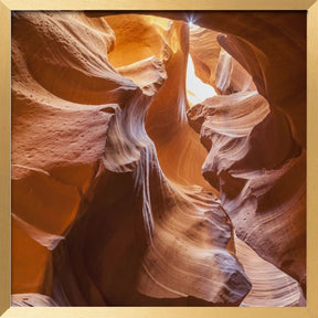 ANTELOPE CANYON Rock Formations Poster