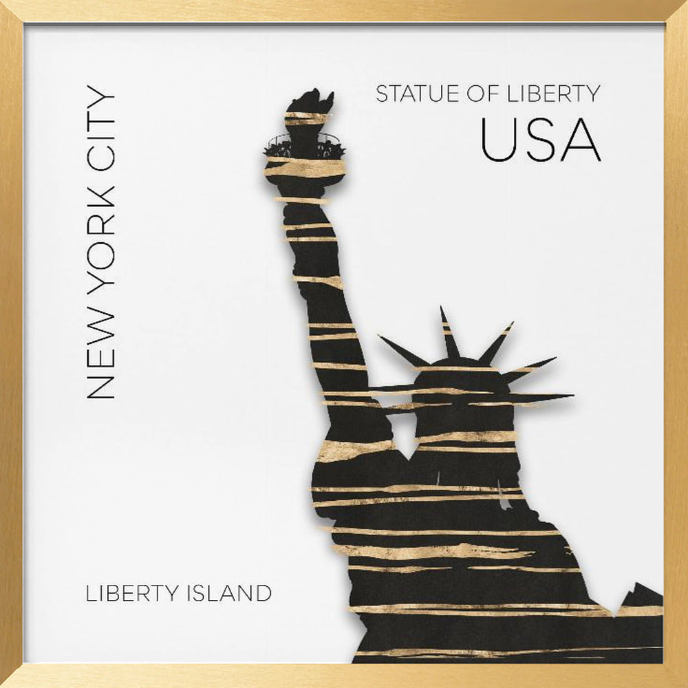 Urban Art NYC Statue of Liberty Poster